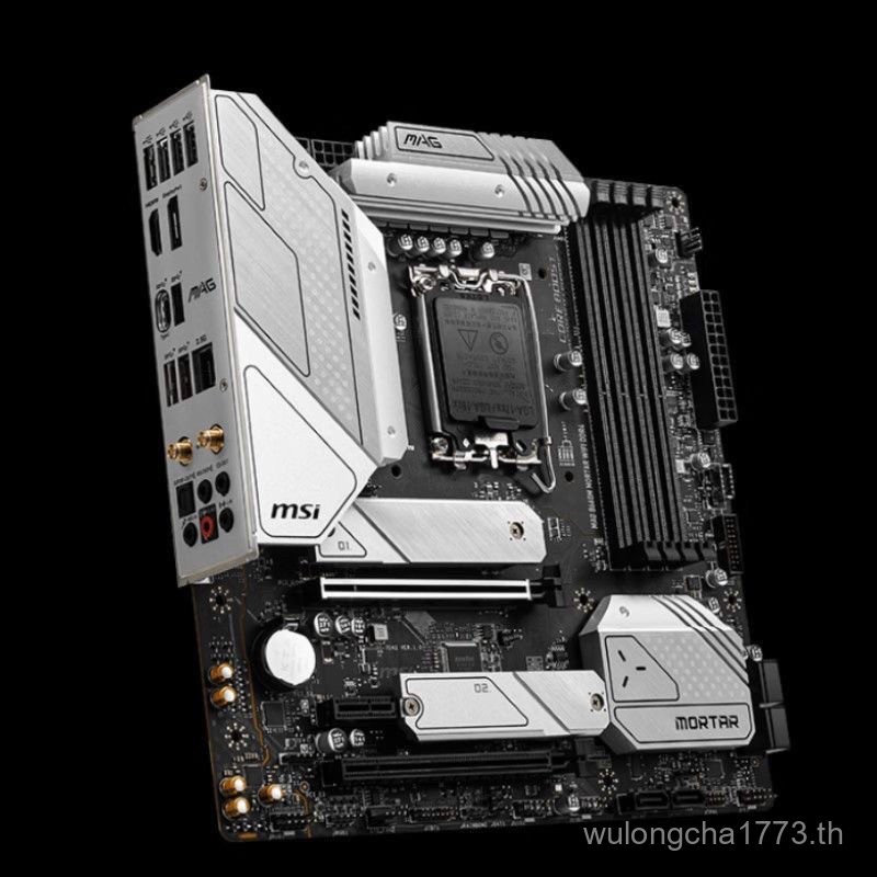 MORTAR MAG B660M MORTAR WIFI เดสก์ท็อป B660M-G เมนบอร์ดคอมพิวเตอร์ 1700-เข็มทํางานกระเป๋า Bare Board
