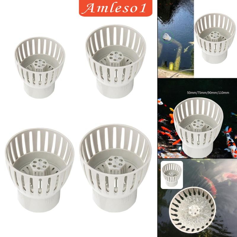 [Amleso1] สระว่ายน้ํา Skimmer อุปกรณ์ตู้ปลาปลาทนทาน Pond Skimmer ตะกร้า