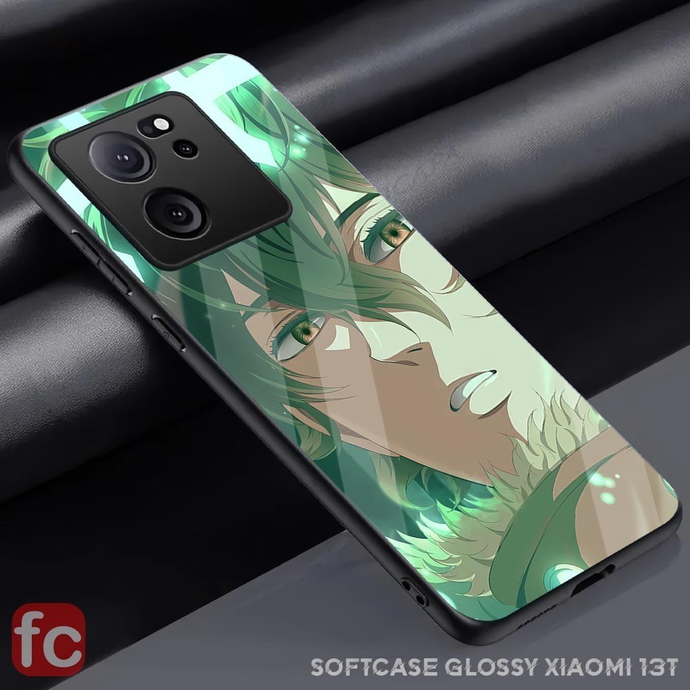 [FR68] CUSTOM SOFTCASE HARDCASE Glossy Xiaomi 13T MOTIF Anime Black Clover