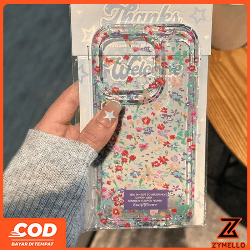 เหมาะสําหรับ OPPO Reno14F Reno14 Pro Reno 13F Reno13Pro Reno12 F Reno 11F Reno10 Reno8Z Reno7Z Reno8T Reno5 Reno4 Reno6z ง่ายและสวยงามดอกไม้ภาษาอังกฤษป้องกันการกระแทก TPU โทรศัพท์ ca