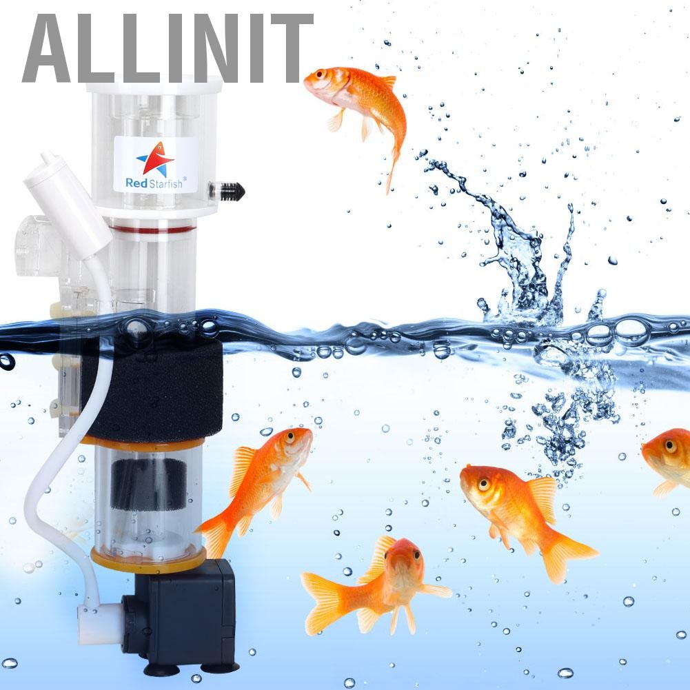 Allinit Allinit-th SQ50 Acrylic Mini Fish Protein Protein Skimmer Aquarium Acquarium อุปกรณ์เสริม