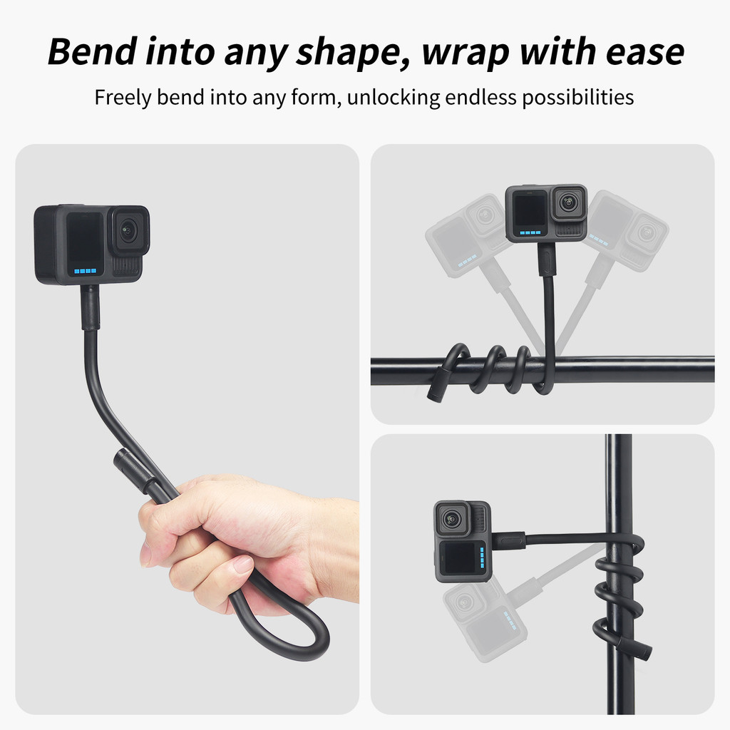 ไม้เซลฟี่แบบใช้มือถือแบบปรับได้สําหรับ DJI ACTION 5 Y Insta360 ACE PRO2 GOPRO13