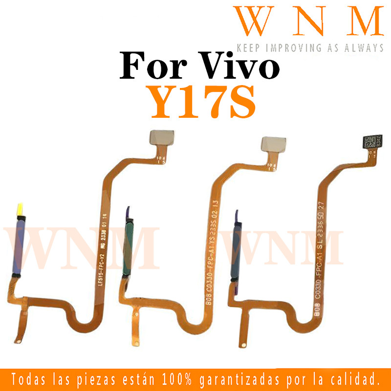 สําหรับ Vivo Y17S บน Off สวิทช์บ้านปุ่มเริ่มต้นลายนิ้วมือฟรีสายยืดหยุ่น touch ID เมนู Flex Cable เปลี่ยน