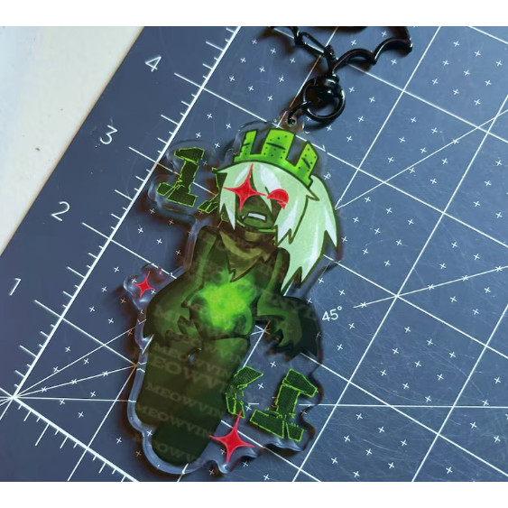 SHEDLETSKY 1x1x1x1 FORSAKEN พวงกุญแจอะคริลิค roblox 4 นิ้ว