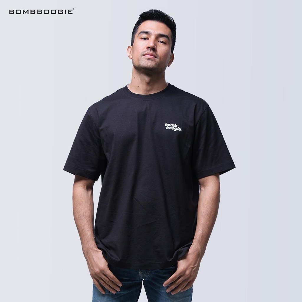 Bombboogie Mens Regular 2.0 Howler เสื้อยืดสีดํา 12F26B4BK