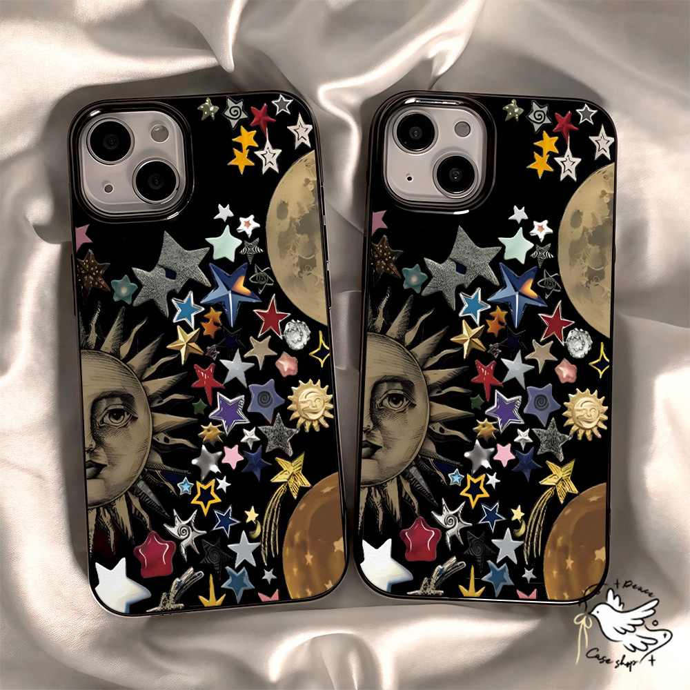 COD-ในไทย💥ใช้กับ เคสไอโฟน11 13 14 12 16 15 pro max XR เคสเกาหลี 7 8 16 plus X XS แว่นตากันแดดวินเทจ เปลือกอ่อน เรียบง่าย