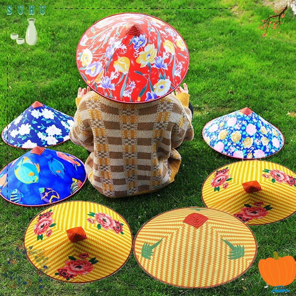 SUHU Mexican Pompom Hat Hawaiian Style Wedding Costume Show Straw Wear