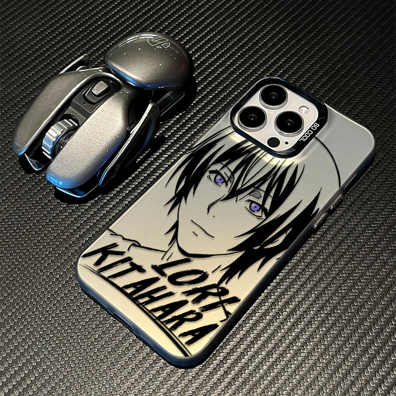 เหมาะสําหรับ Apple 17/16 โทรศัพท์มือถือกรณี Line Draft Kitahara Iori iphone15promax ชายสไตล์ใหม่ 14 