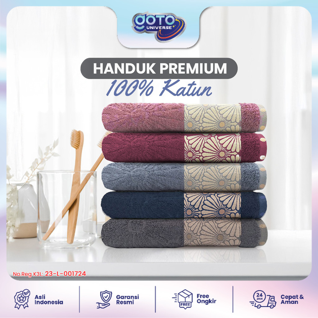 Goto Luxebrez Bath Towel Soft Smooth Adult Motif Bath Towel