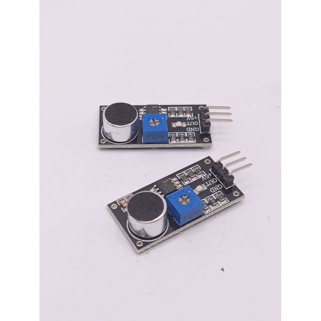 โมดูลเซนเซอร์ตรวจจับเสียง 3 pin LM393 Electret ไมโครโฟน DIY Sound Sensor Module Voice Sound Detectio