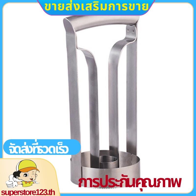 เครื่องตัดแกนสับปะรดสแตนเลสปอกผลไม้ Corer เครื่องตัดใบมีดสําหรับ Easy Fast Core Removal .superstore1