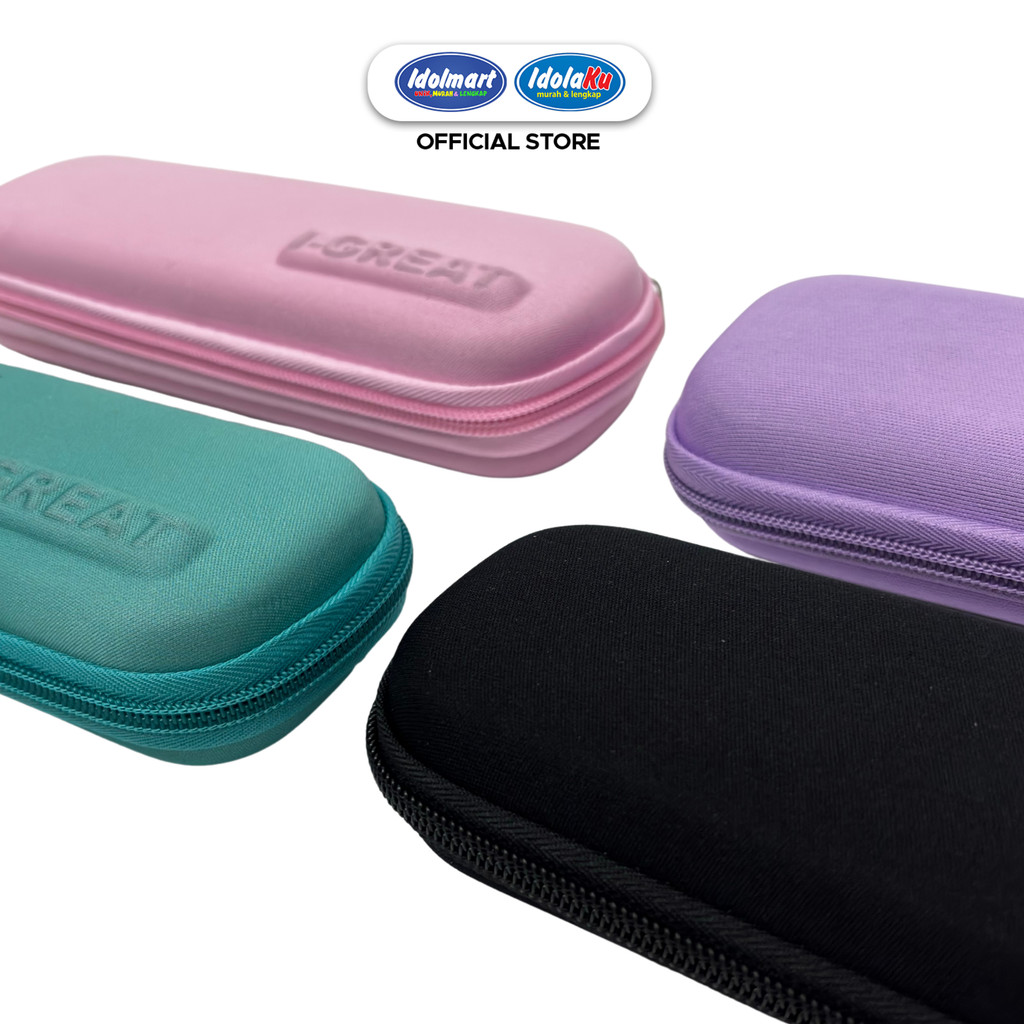 IDOLMART Plain I-Great Pencil Case 3D Unique Design Childrens School Pencil Case