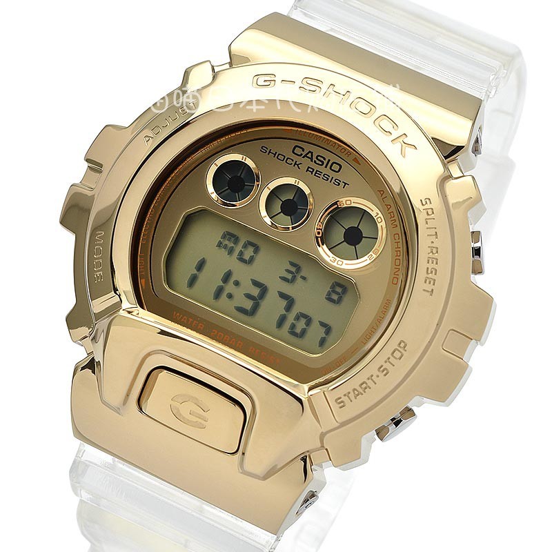 ญี่ปุ่น Daigou Casio G SHOCK สไตล์ใหม่ Glacier Gold Quartz นาฬิกาผู้ชาย GM-6900SG-9JF