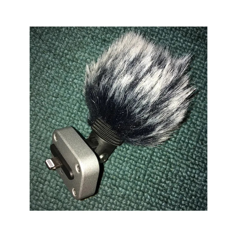 Dead Cat กลางแจ้ง Artifical ขนลม Muff กระจกสําหรับ Shure MV88 MV88 PLUSWindshield สําหรับลดเสียงรบกว