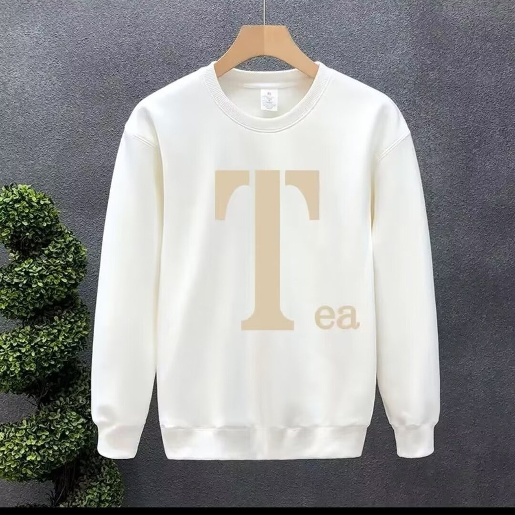 COD 2025 European Station Letter Print Sweatshirt Long Sleeve T-Shirt Men's Casual Trendy Fashion Cr
