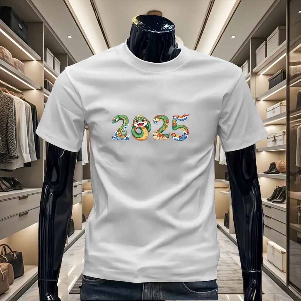 2025 NEW 2025 (Combed Cotton) C2578 Black/White/P12 Color P13S-5XL new23 RT1E