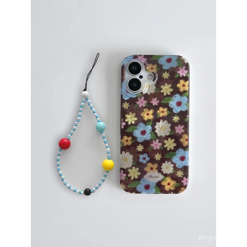 เคสโทรศัพท์เหมาะสําหรับiPhone 7 8 X XS XR XSMAX 11 12 13 14 15 16 17 Pro max Plus Airดอกไม้สีสันสดใส