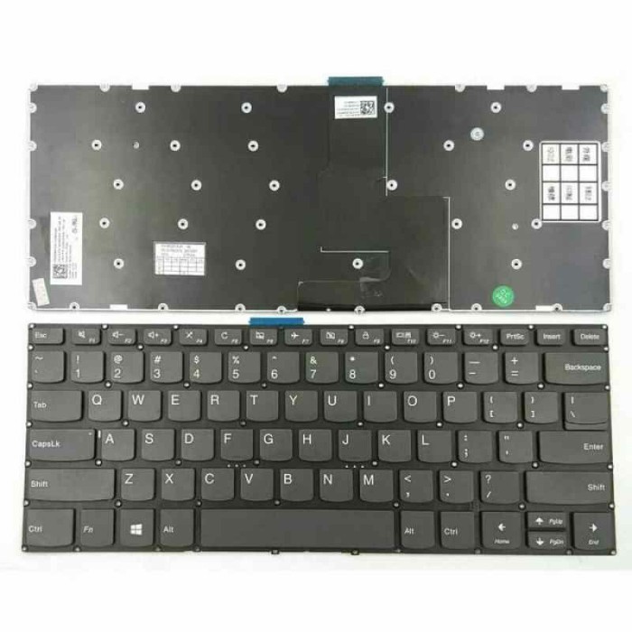 TOMBOL Lenovo V330 V330-14 V330-14IKB V330-14ISk คีย์บอร์ด DELETE ปุ่ม