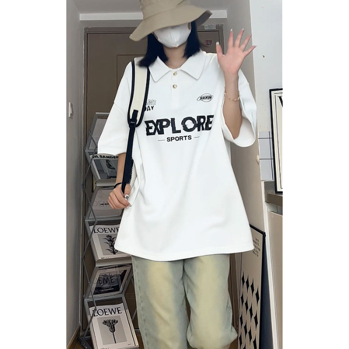 COD 2025 Polo Shirt Men Trendy Printed Large Size Couple Set T3541 Top P36-DK8523 Pants P33new23 BJO