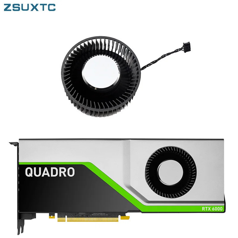 BFB1012SHA01 DC12V RTX5000 สําหรับ Quadro RTX 5000 6000 8000 กราฟิกการ์ดพัดลมระบายความร้อนพัดลมกราฟิ