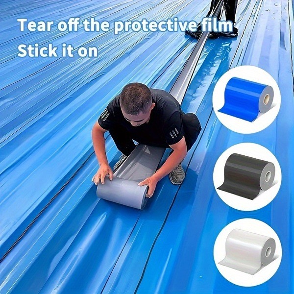 เทปใส เทปกาวกันน้ำ Fubon Runtian กันน้ําเมมเบรนหลังคาเทปกันน้ํา,เมมเบรนกันน้ําแบบมีกาวในตัว,เทปกันน้