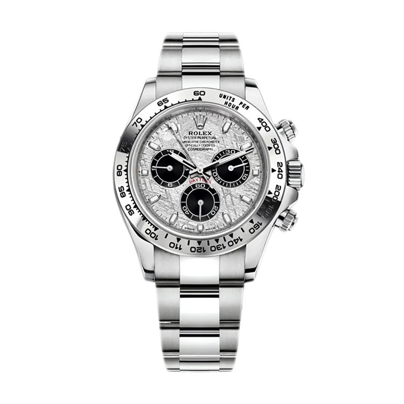 Rolex/Rolex Watch Universe Watch Type Daytona นาฬิกาผู้ชายสีขาว Gold Band Mechanical Watch M116509-0