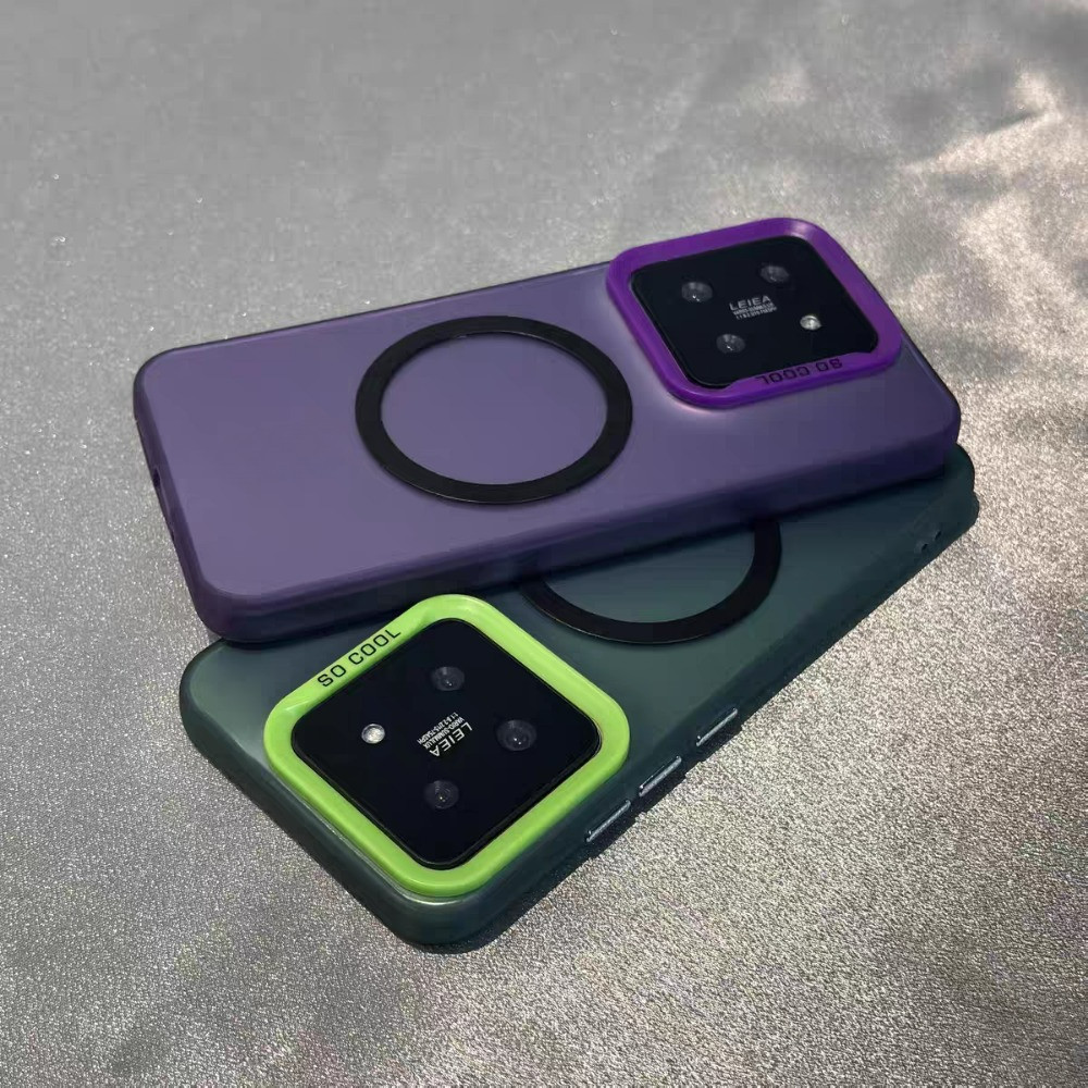 Matt Magnetic Charger อะคริลิค Hard Case สําหรับ Realme รูปที่ 3