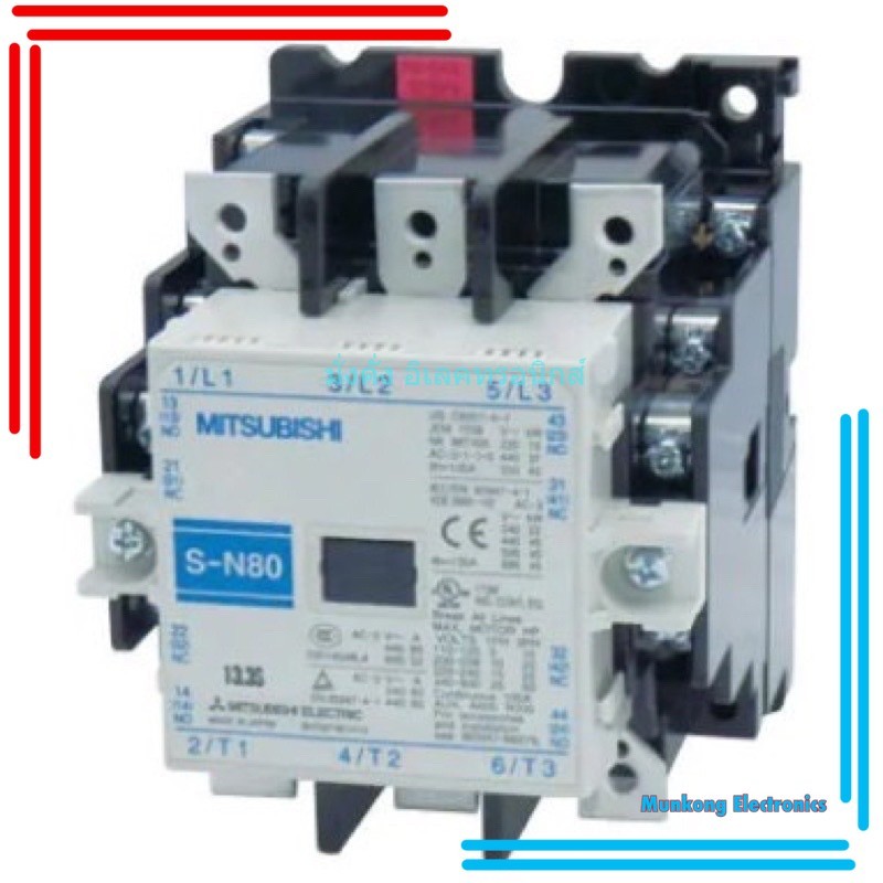 จากไทย S-N80 mitsubishi magnetic contactor ของแท้