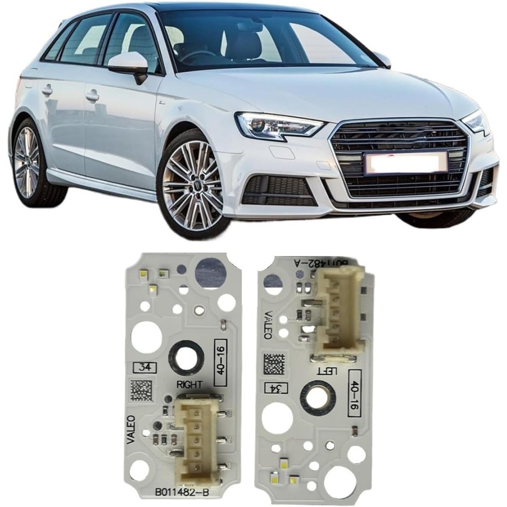 กระดาน DRL Angel Eyes สีขาว 8V0998473 8V0998474 เข้ากันได้กับ A3 S3 ไฟหน้าซีนอนไฟวิ่งกลางวัน B011482