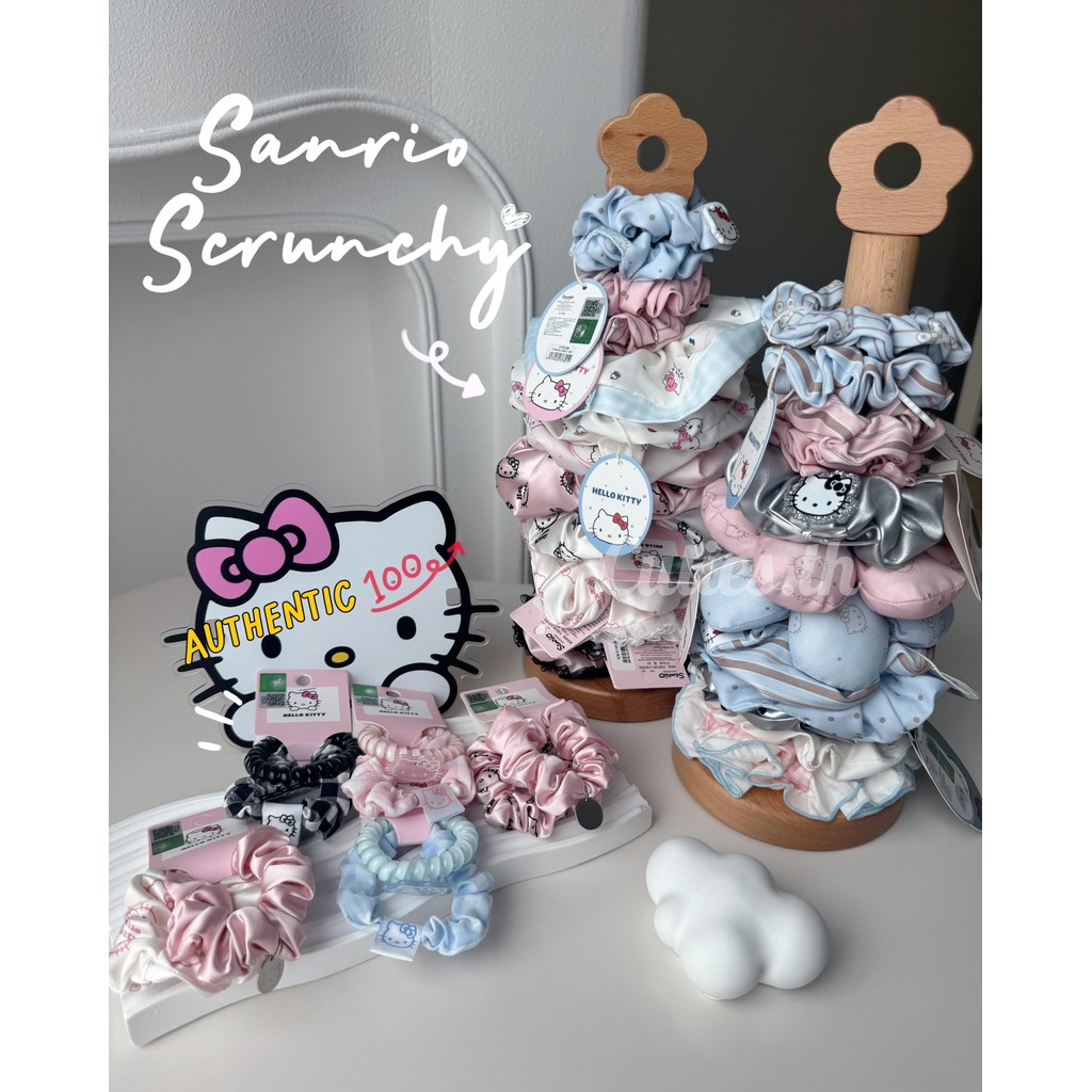 [แท้100%] Scrunchy Authentic รวมยางรัดผมลิขสิทธิ์แท้ มีทั้งคิตตี้ มิฟฟี่Miffy การันตี มีโอโลแกรมทุกชิ้น