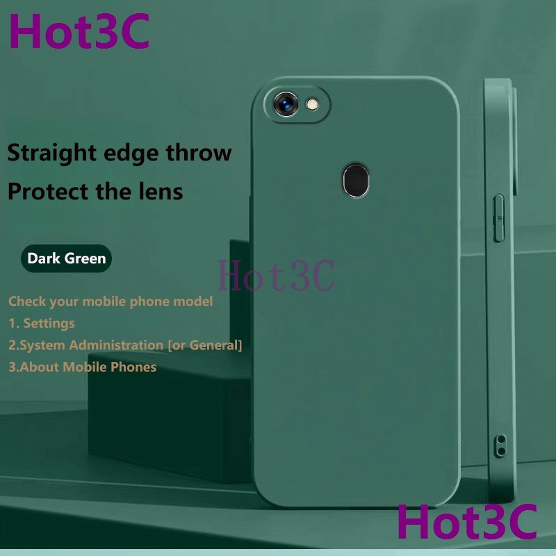 เคส For Oppo F5 / Oppo F7 tpu YTCS ซิลิโคนเคสโทรศัพท์สีทึบเรียบง่าย - รูปที่ 3