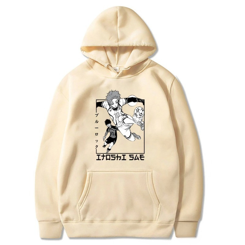 BLUE LOCK Itoshi Sae Hoodie Casual Loose Anime Street Hoody