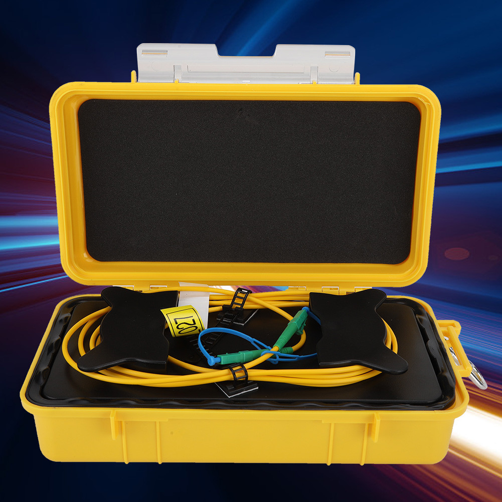 XSTUDIO-TH Fiber Optic OTDR Launch Box Box Dead Zone Eliminator Ring LC APC SM 1km