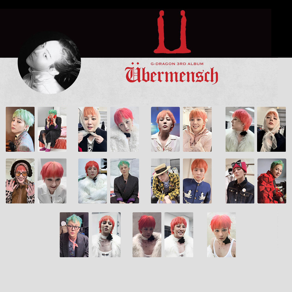 G-DRAGON G-DRAGON อัลบั้มใหม่ bermensch ของขวัญพิเศษ Photocard การ์ด Bigbang