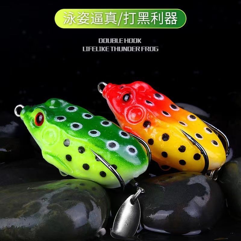 ชุดเหยื่อปลอม Clay Frog Blackfish Kill Luya สำหรับตกปลาปี 2025