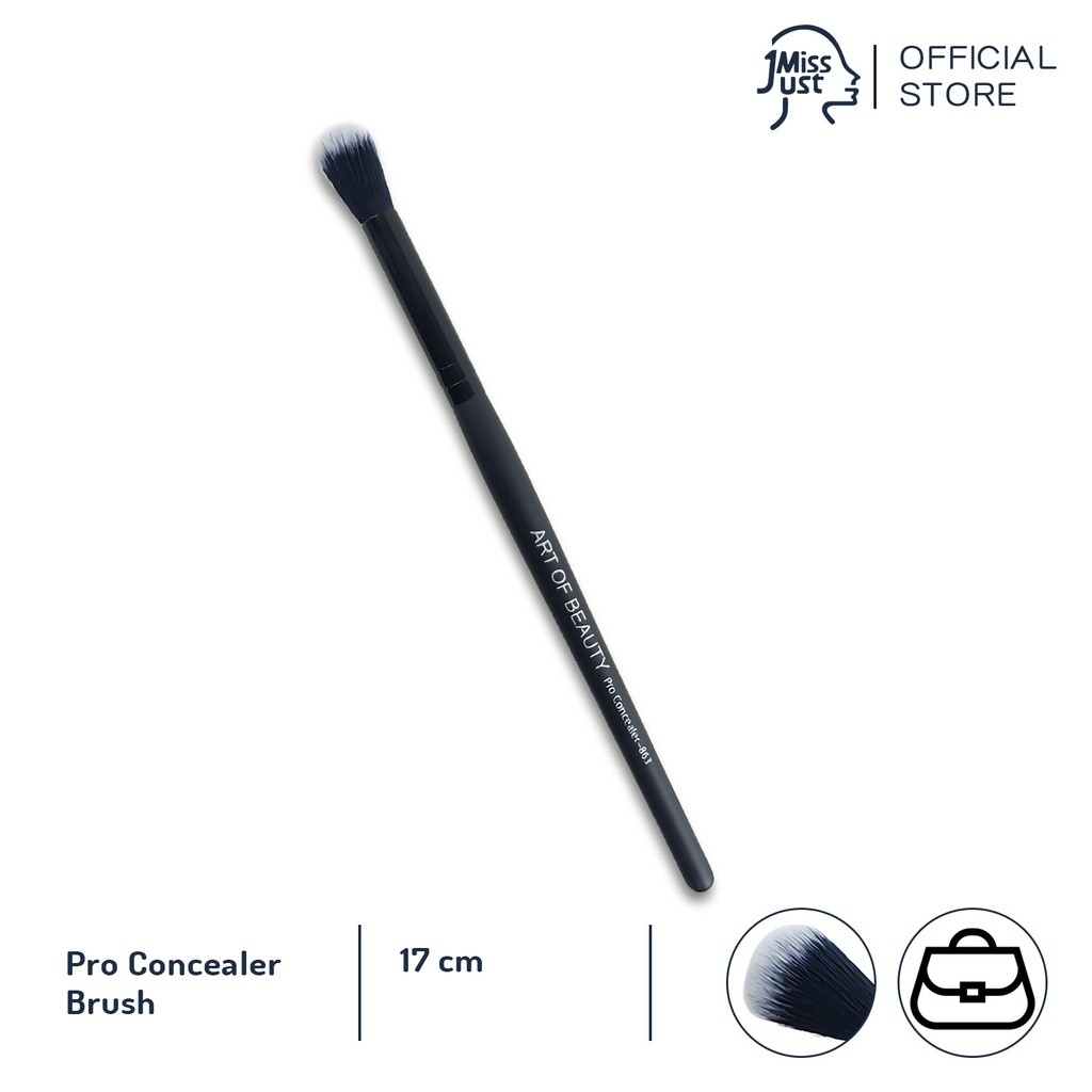 Just Miss PRO แปรงคอนซีลเลอร์ Art Of Beauty อุปกรณ์แต่งหน้า 17 ซม. 863-AOB