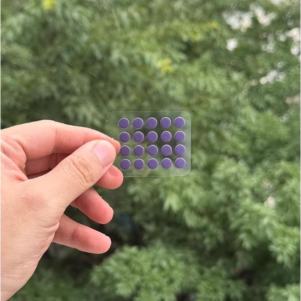 Meow Gaming Gear Ultraglide Purple Dots Universal Silent Mouse Feet / Mouse Skate PTFE (Hybrid-Contr