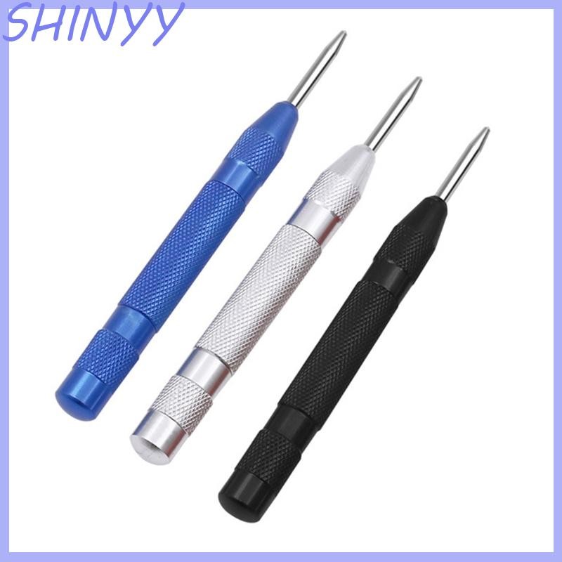 SHI Spring Load Mark Center Punch Tool Car Glass Window Breaker พร้อมที่จับ