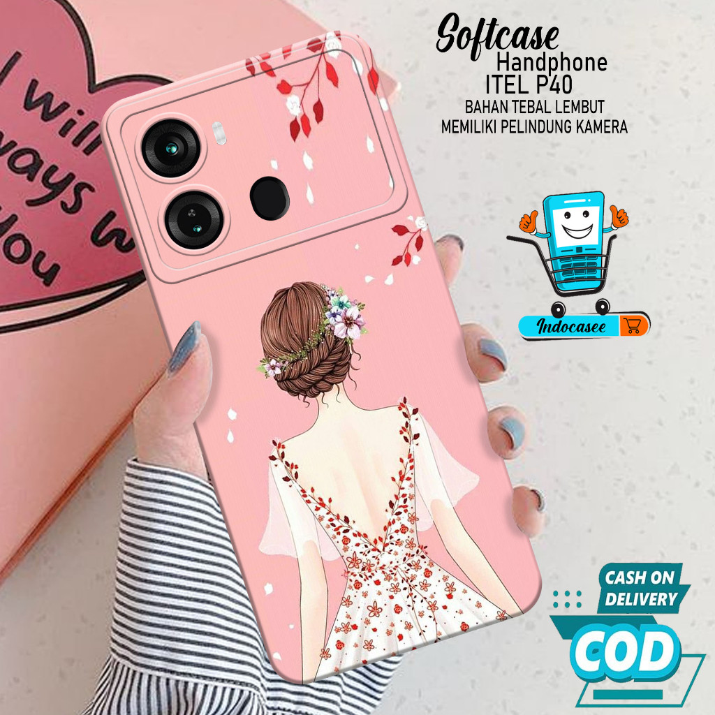 HP ITEL P40 2023 Softcase Phone Case ITEL P40 2023 เคสโทรศัพท์ซิลิโคน ITEL P40 2023 Case ITEL P40 20