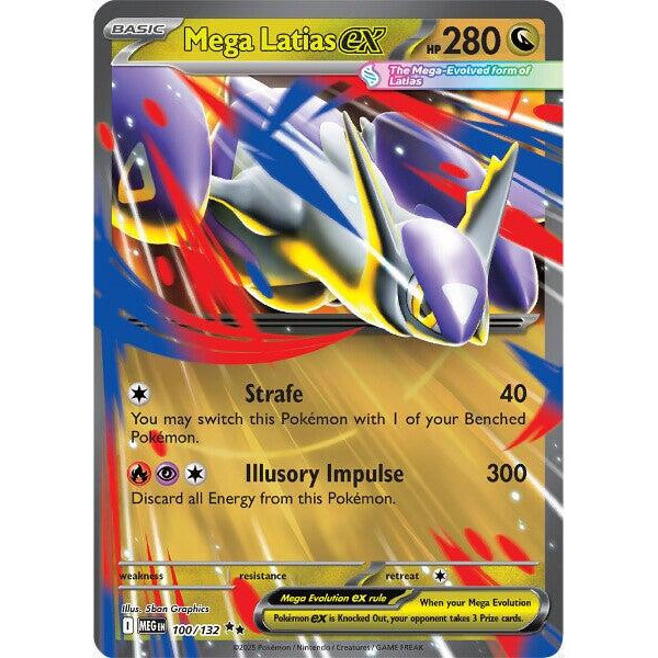 [Binder Condition] Mega Latias ex 100 Pokemon Mega Evolution