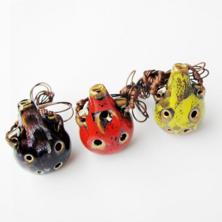 6 หลุม Alto C Key Professional เล่น Ocarina 6AC Ocarina น่ารัก, Cool Ocarina นักเรียนเริ่มต้น