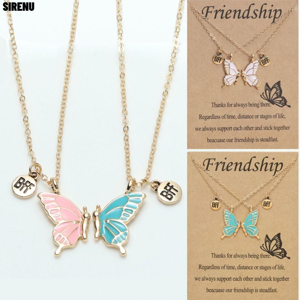 SIRENU Best Friend สร้อยคอสําหรับเพื่อนเครื่องประดับแฟชั่นวันเกิด BFF สร้อยคอ
