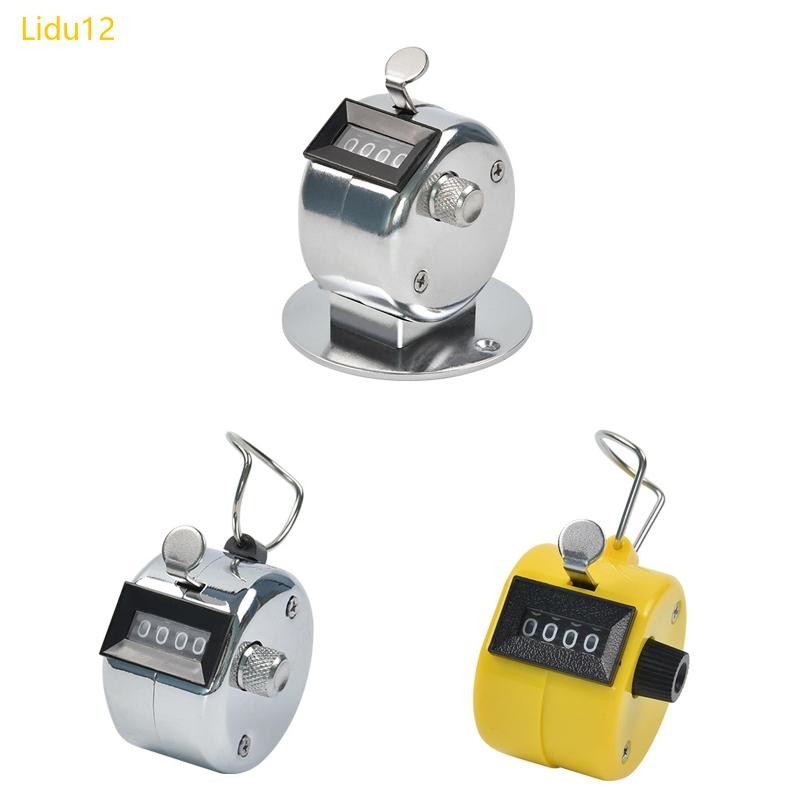 Lidu12 อัพเกรด Tally Counter หลักสําหรับ Palm Click Counter Count Clicker Hand Held Counter Clicker 