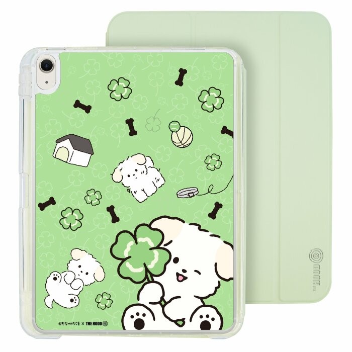 THE HOOD - Bite Sized Puppies Club Tablet Case For iPad Pro / Air6 / Mini7 2025 หน้าปก iPad แบบเปลี่