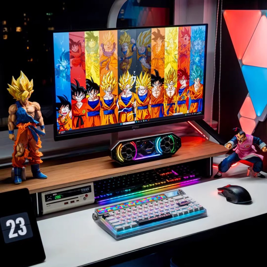 MSI MSI 32 นิ้ว 4K HD 240HZ Gaming QD-OLED คอมพิวเตอร์ MPG322URX จอแสดงผล 27