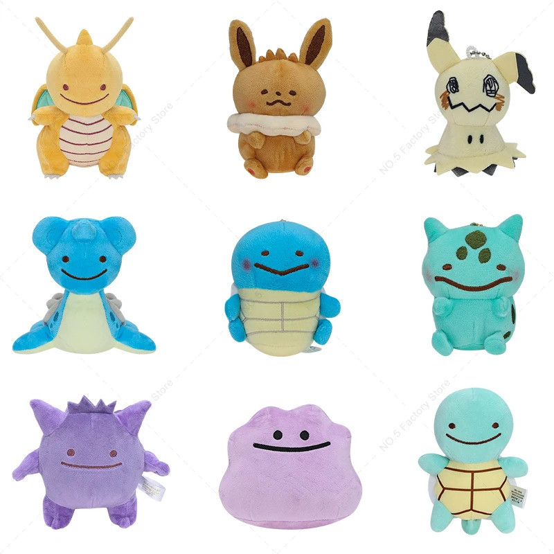 Pokemon Ditto Cos Gengar ตุ๊กตาตุ๊กตา Mimikyu Dragonite Lapras Squirtle Bulbasaur ตุ๊กตา Peluche วัน