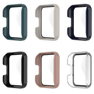 เคสพีซีแบบเต็มจอ 2-in-1 สำหรับนาฬิกา Redmi Watch 2 lite พร้อมฟิล์มกันรอยหน้าจอและเปลือกกันน้ำ