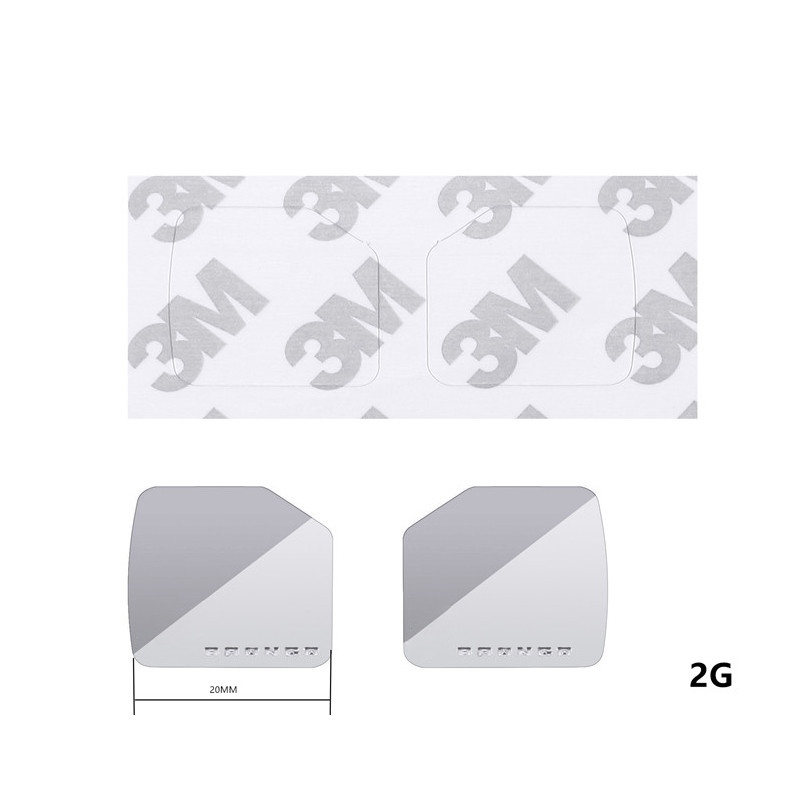 TRX-4 TRX4 Liema Ford bronco ดัดแปลงอัพเกรดชิ้นส่วนตกแต่งเลนส์สะท้อนแสงโลหะ