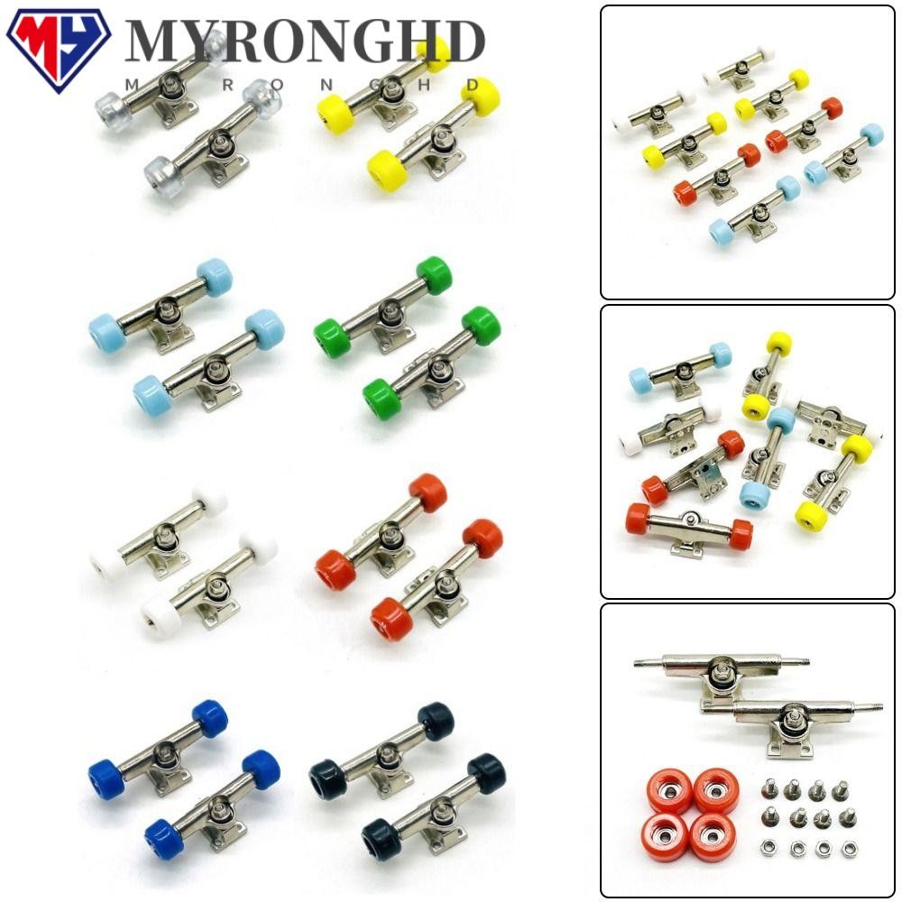MYRONGHD - คู่ Fingerboard Truck ขนาด 29 มม., ทนทานและปรับแต่งได้ สำหรับสะสมหรือนํ้าหนีบสเก็ตบอร์ด