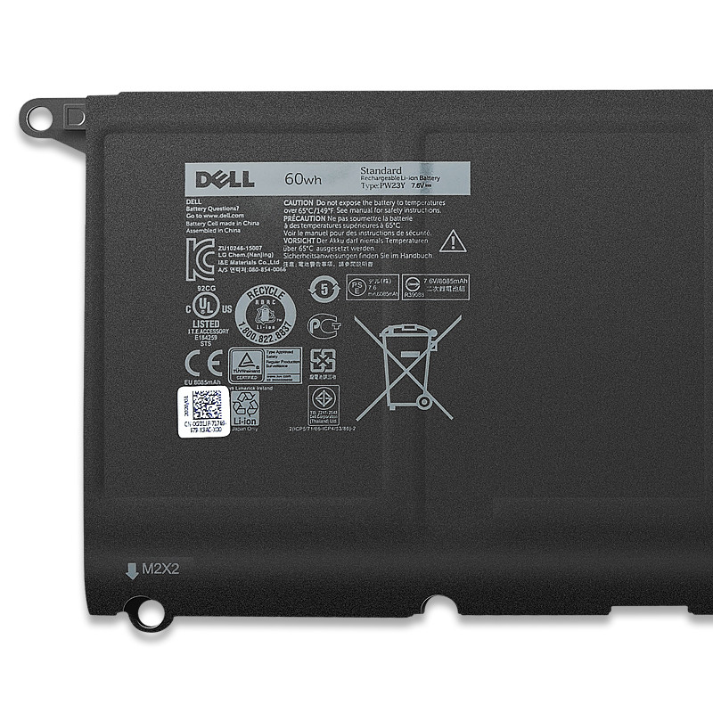 DELL DELL XPS 13-9360-D1505G P54G002 PW23Y TP1GT RNP72 แบตเตอรี่คอมพิวเตอร์